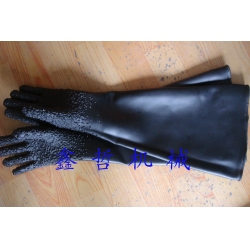 XZ-65噴砂手套，噴砂專(zhuān)用手套，噴砂橡膠手套